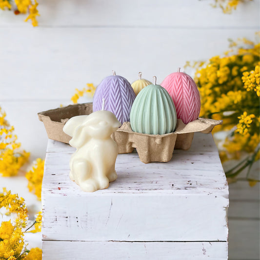 Bougie de Pâques - senteur Madeleine gourmande