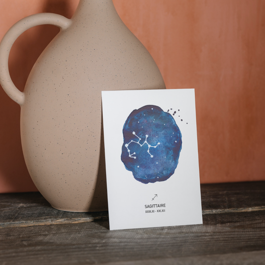 Affiche signe astrologique - SAGITTAIRE