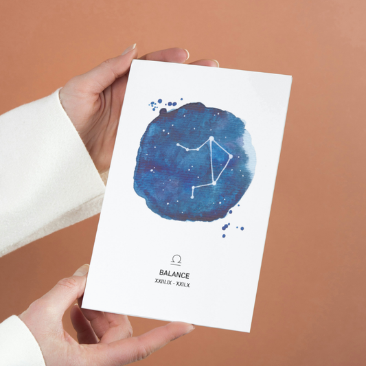Affiche signe astrologique - BALANCE