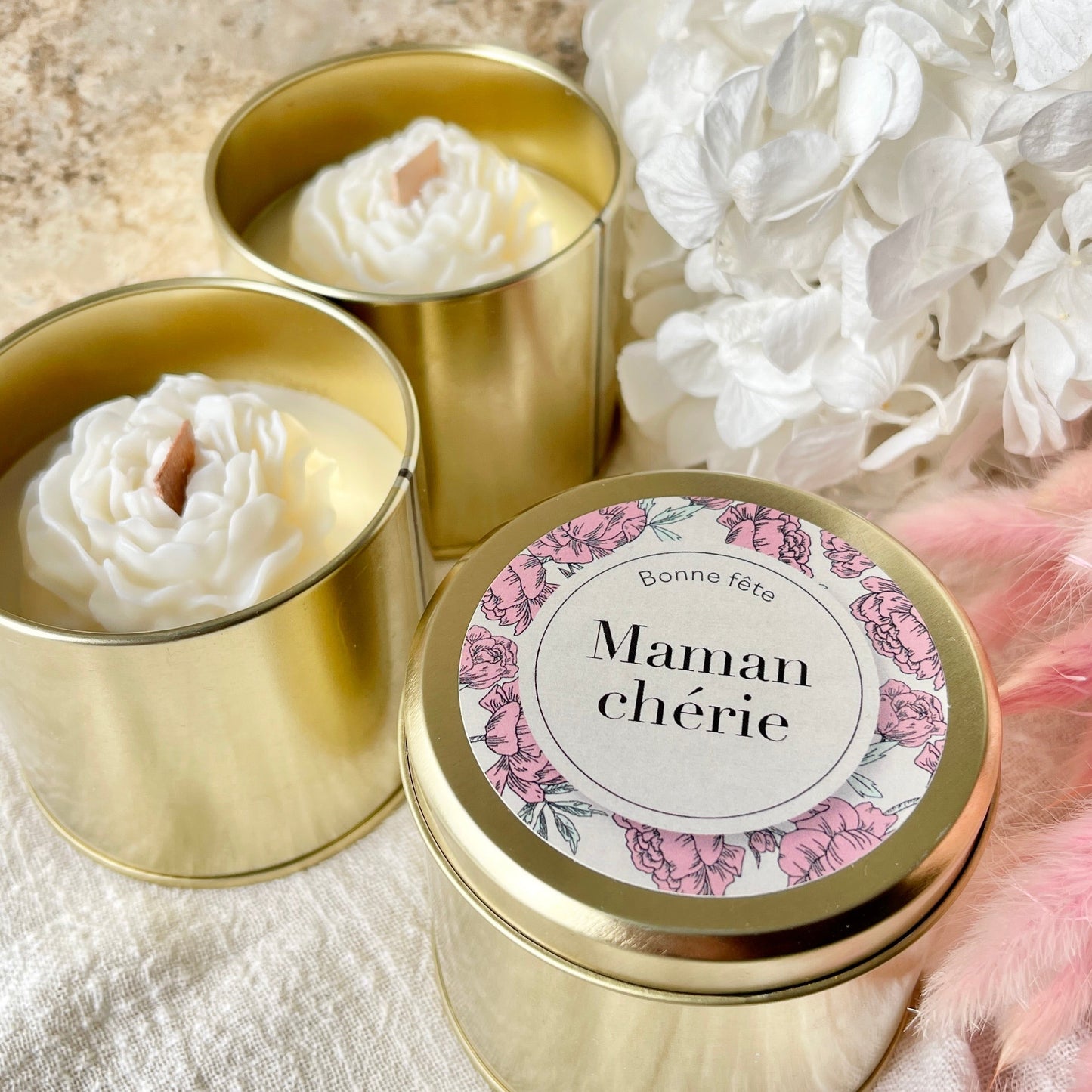 Bougie parfumée Bonne fête Maman chérie