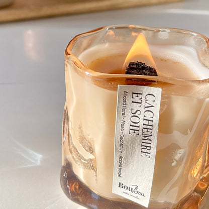 Bougie parfumée "Cachemire et soie"