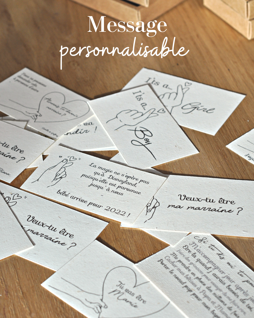 Fiole Messagère – Annonce & Message Personnalisé