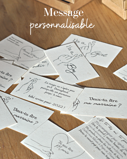 Fiole Messagère – Annonce & Message Personnalisé