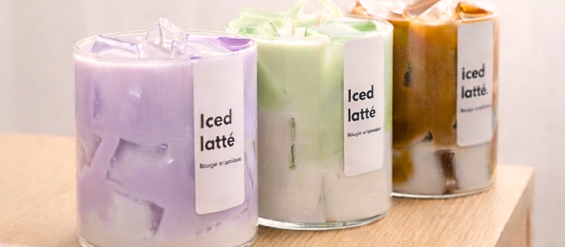 Atelier bougie iced latte