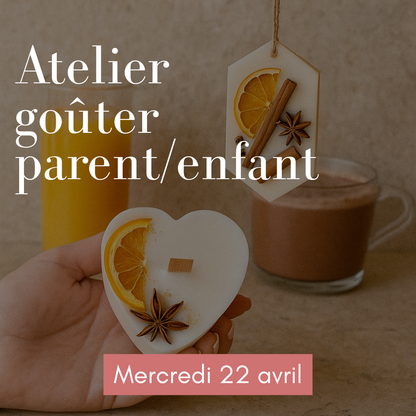 ATELIER BOUGIE PARENT-ENFANT à Annecy - Formule Gourmande - Mercredi 22 avril