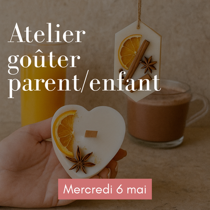 ATELIER BOUGIE PARENT-ENFANT à Annecy - Mercredi 6 mai