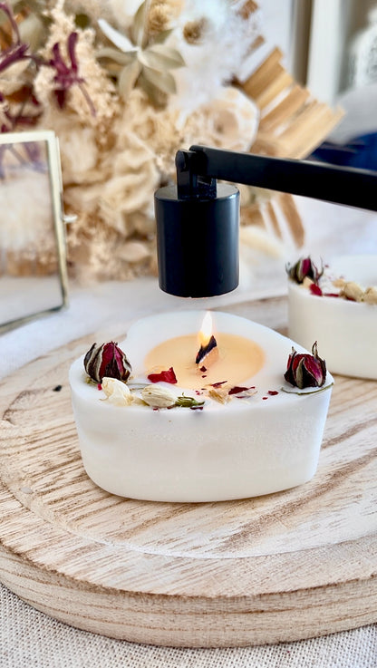 Bougie Cœur - senteur Doux rêves