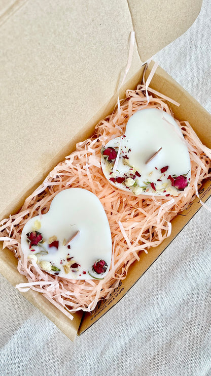 Bougie Cœur - senteur Doux rêves