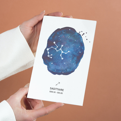 Affiche signe astrologique - SAGITTAIRE