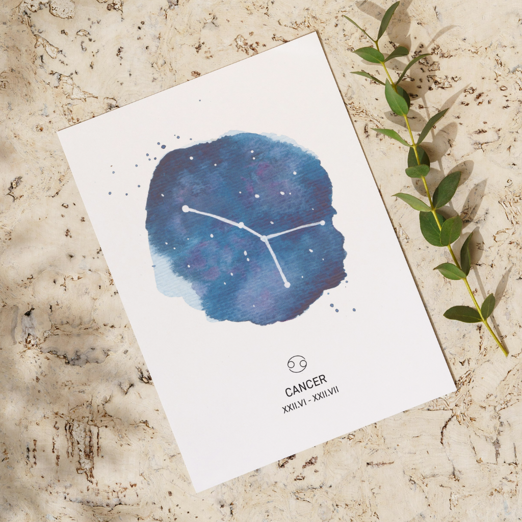 Affiche signe astrologique - CANCER