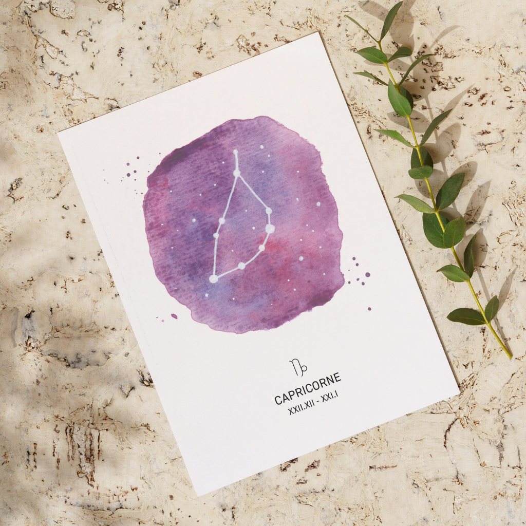 Affiche signe astrologique - CAPRICORNE