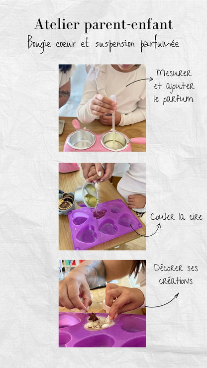 Carte cadeau - Atelier Parent–Enfant Bougies –  Annecy