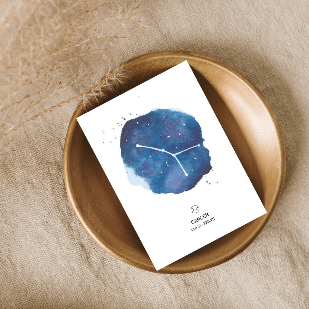 Affiche signe astrologique - CANCER