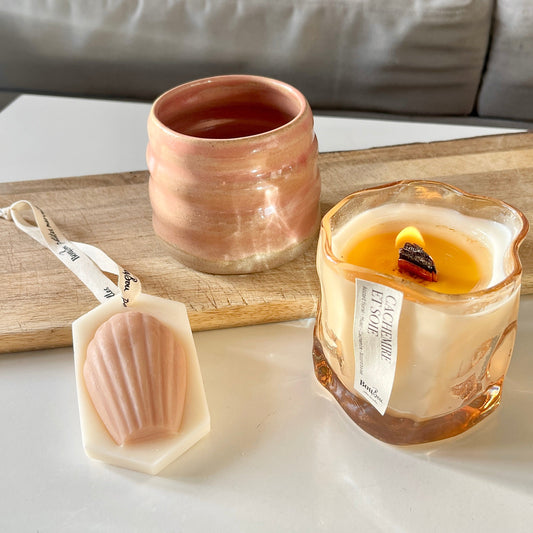 Bougie parfumée "Cachemire et soie"