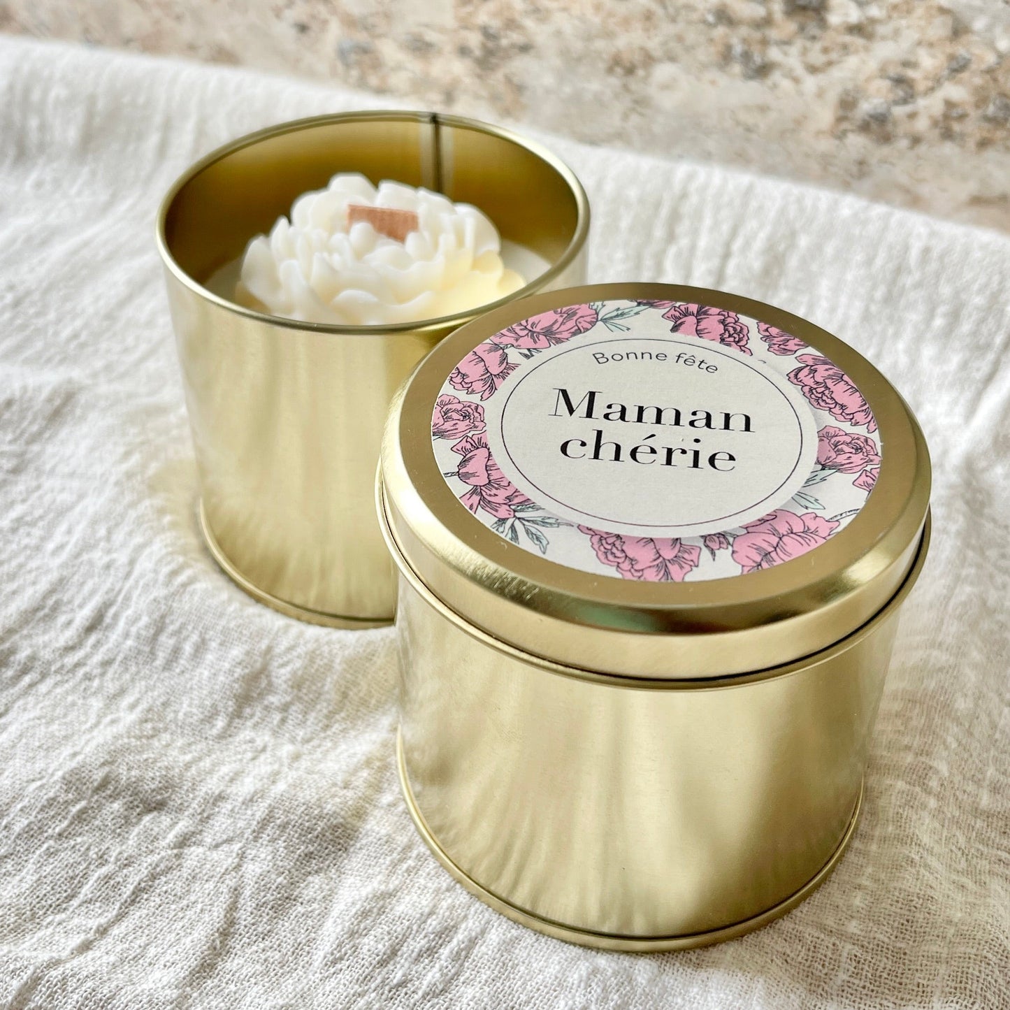 Bougie parfumée Bonne fête Maman chérie