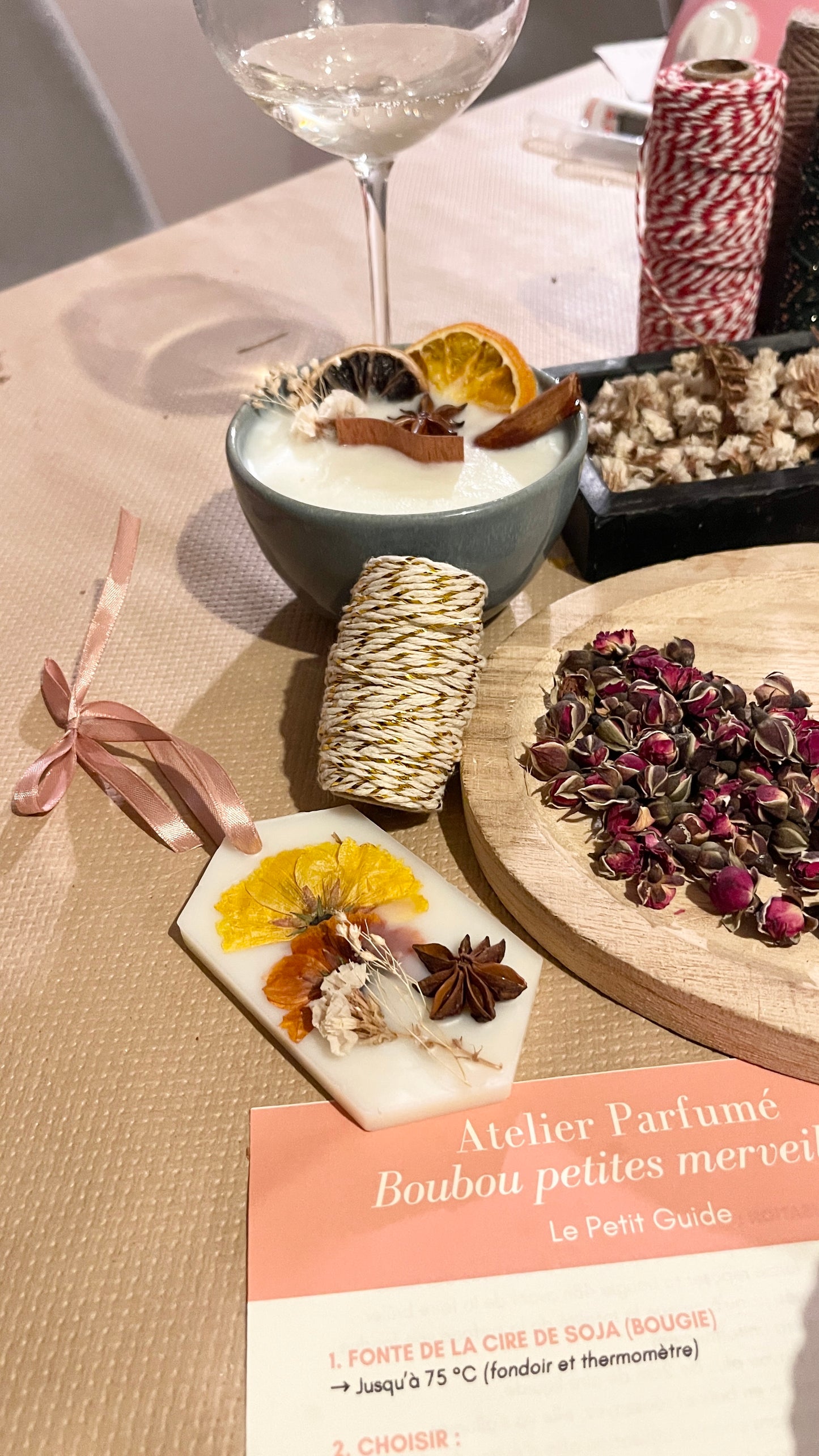 Atelier bougie et suspension parfumée - Vendredi 9 janvier - Annecy