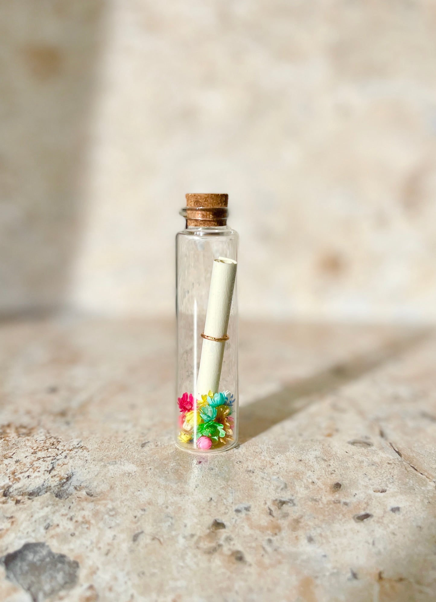 Fiole Messagère – Annonce & Message Personnalisé