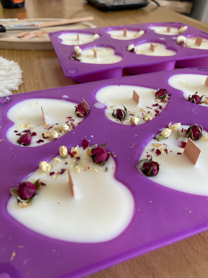 Bougie Cœur - senteur Doux rêves