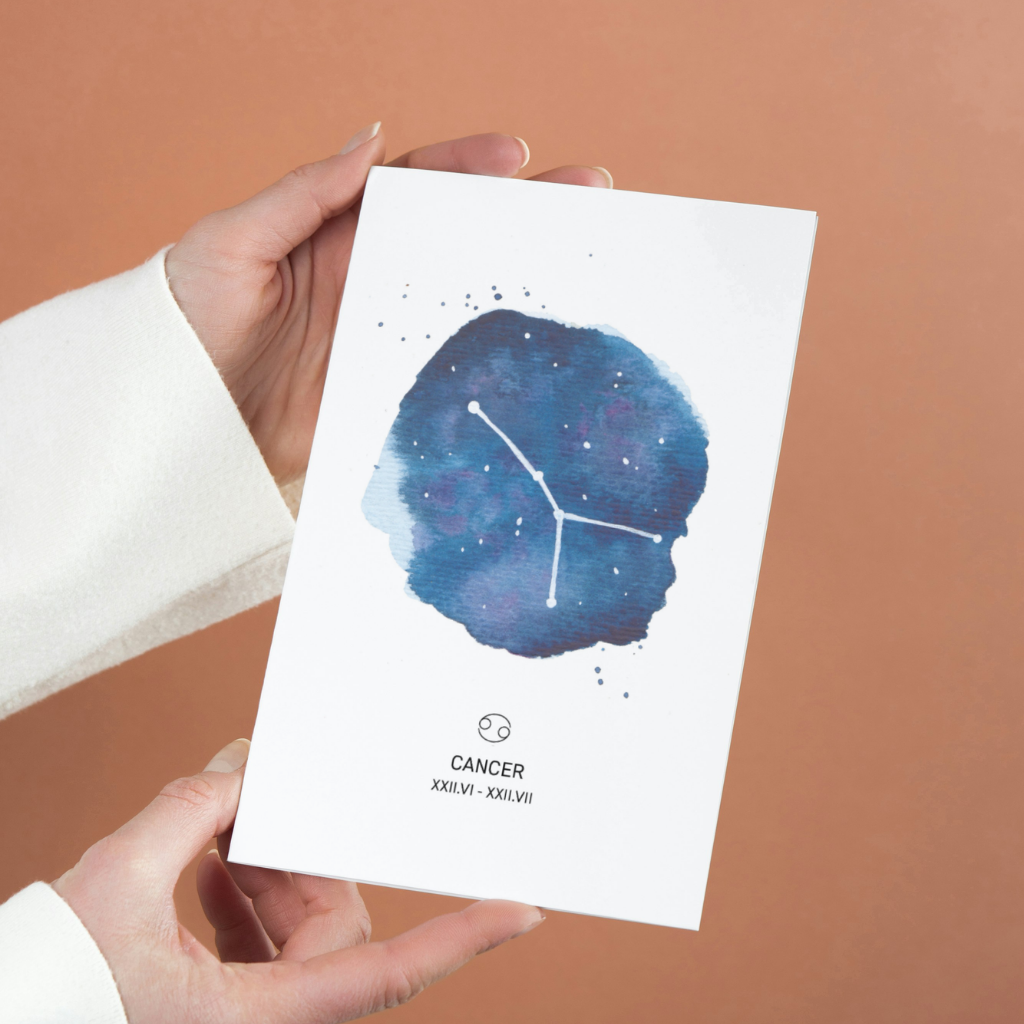 Affiche signe astrologique - CANCER