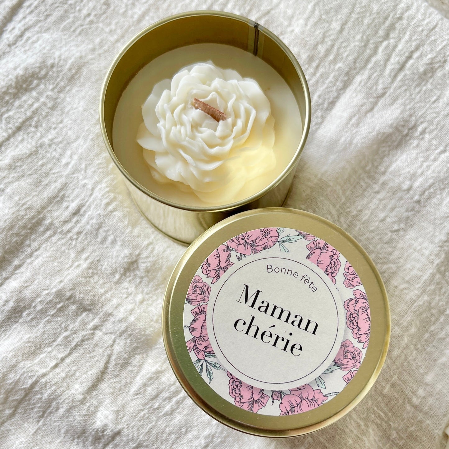 Bougie parfumée Bonne fête Maman chérie