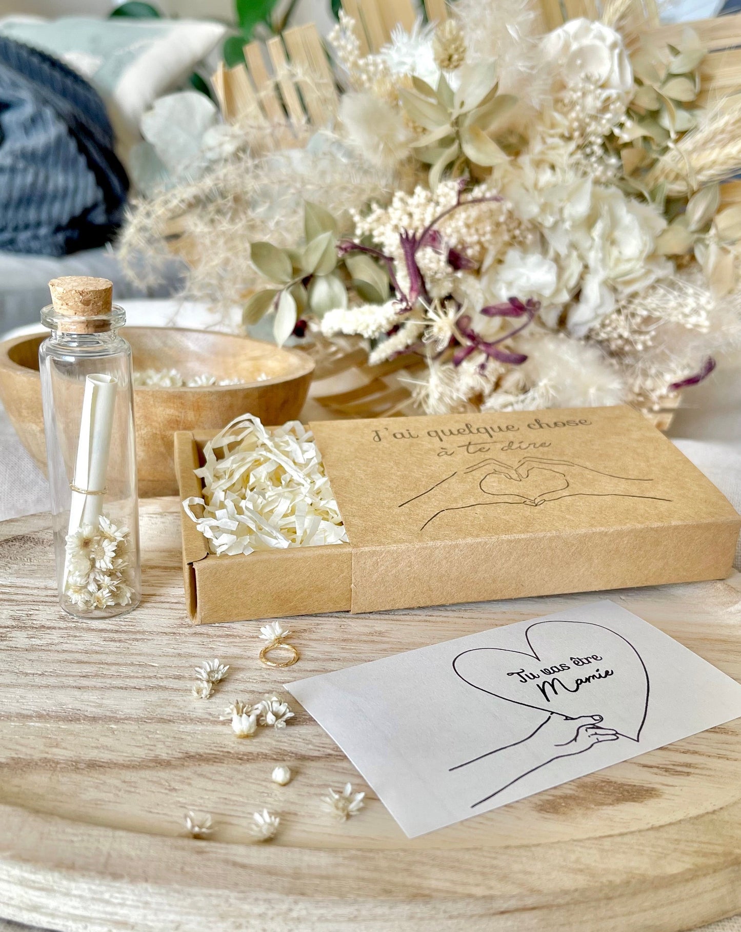 Fiole Messagère – Annonce & Message Personnalisé