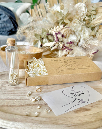 Fiole Messagère – Annonce & Message Personnalisé