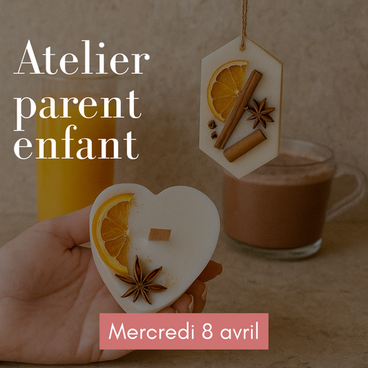 ATELIER BOUGIE PARENT-ENFANT à Annecy - Formule Gourmande - Mercredi 8 avril