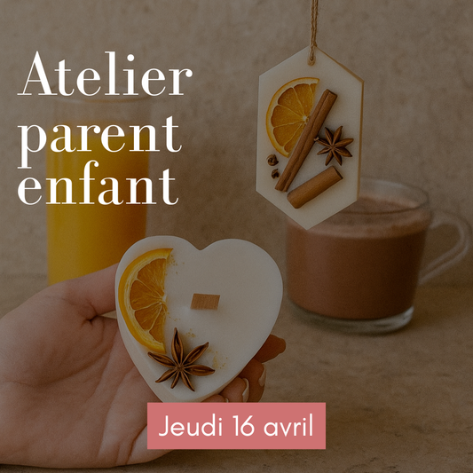 ATELIER BOUGIE PARENT-ENFANT à Annecy - Formule Gourmande - Jeudi 16 avril