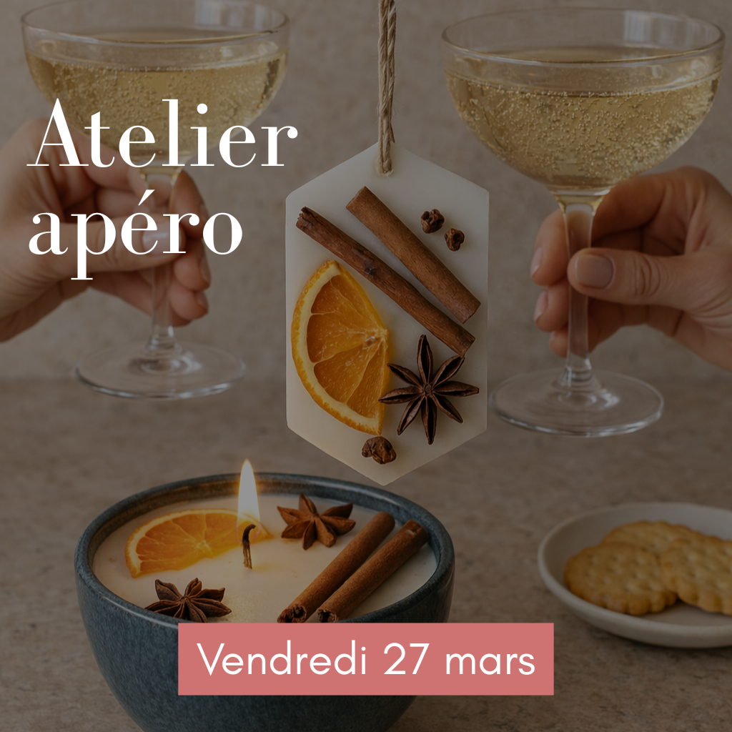 ATELIER BOUGIE & SUSPENSION PARFUMÉE CHEZ HOBBIZ - Vendredi 27 mars