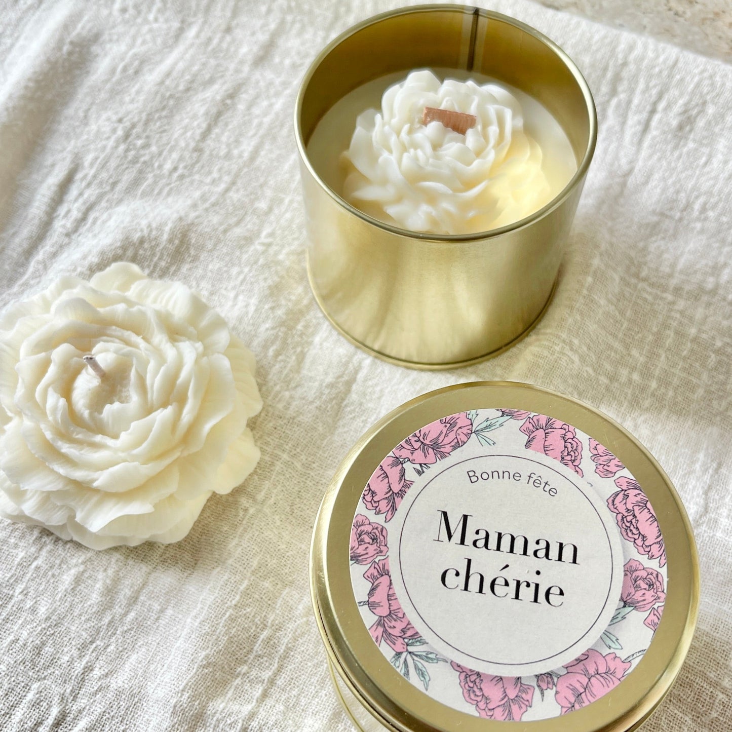 Bougie parfumée Bonne fête Maman chérie