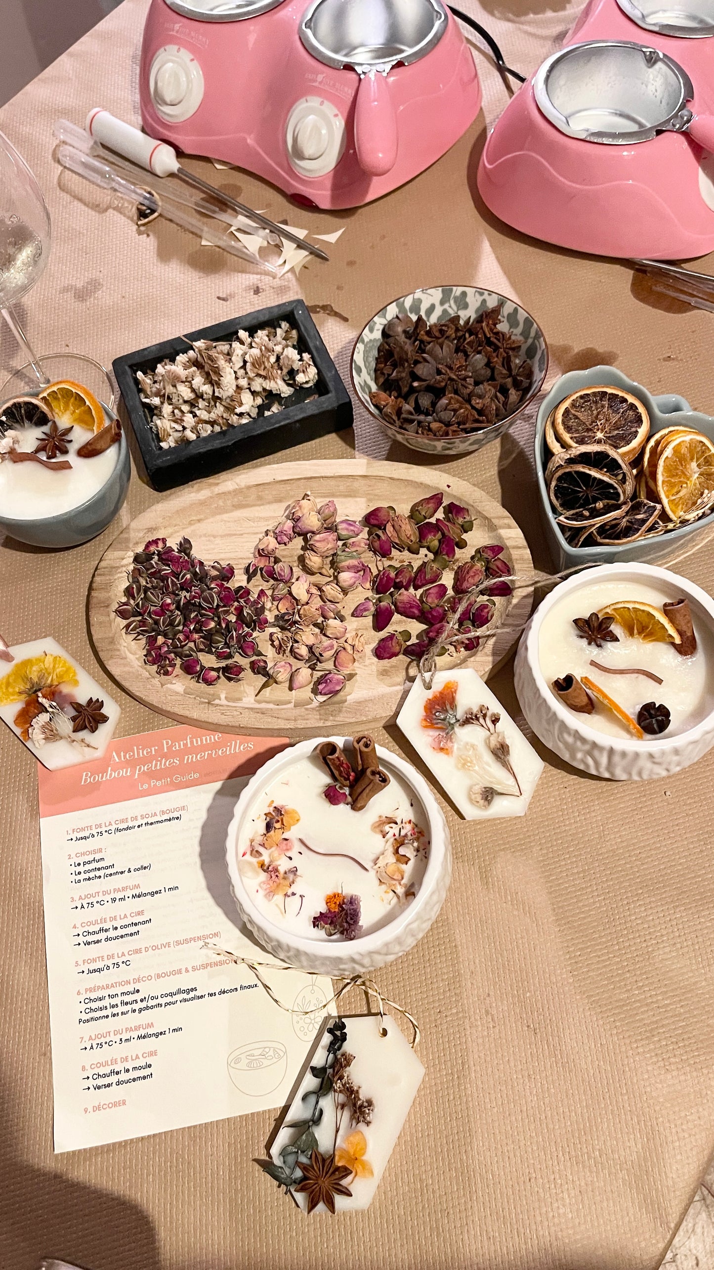 Atelier bougie et suspension parfumée - Vendredi 9 janvier - Annecy