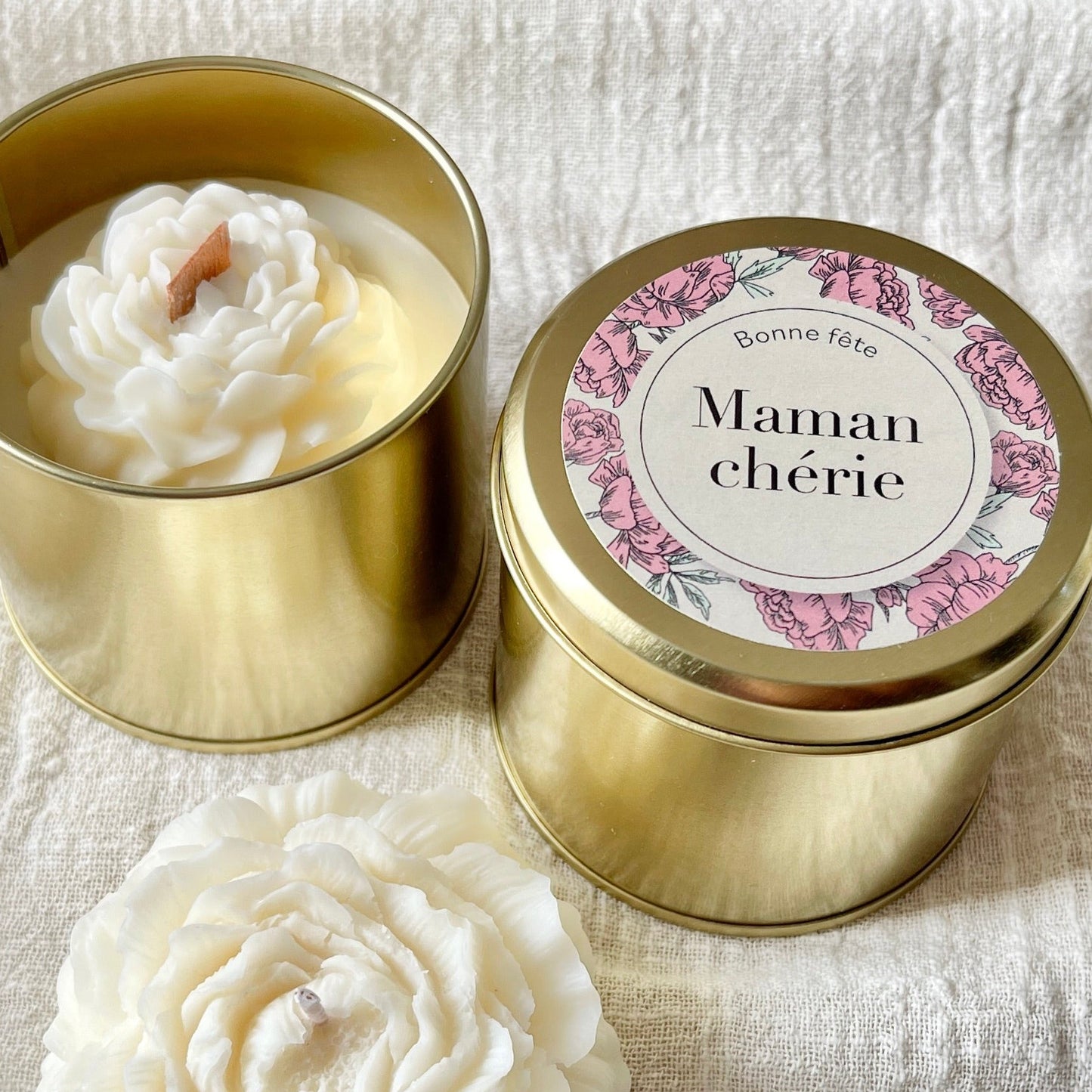 Bougie parfumée Bonne fête Maman chérie