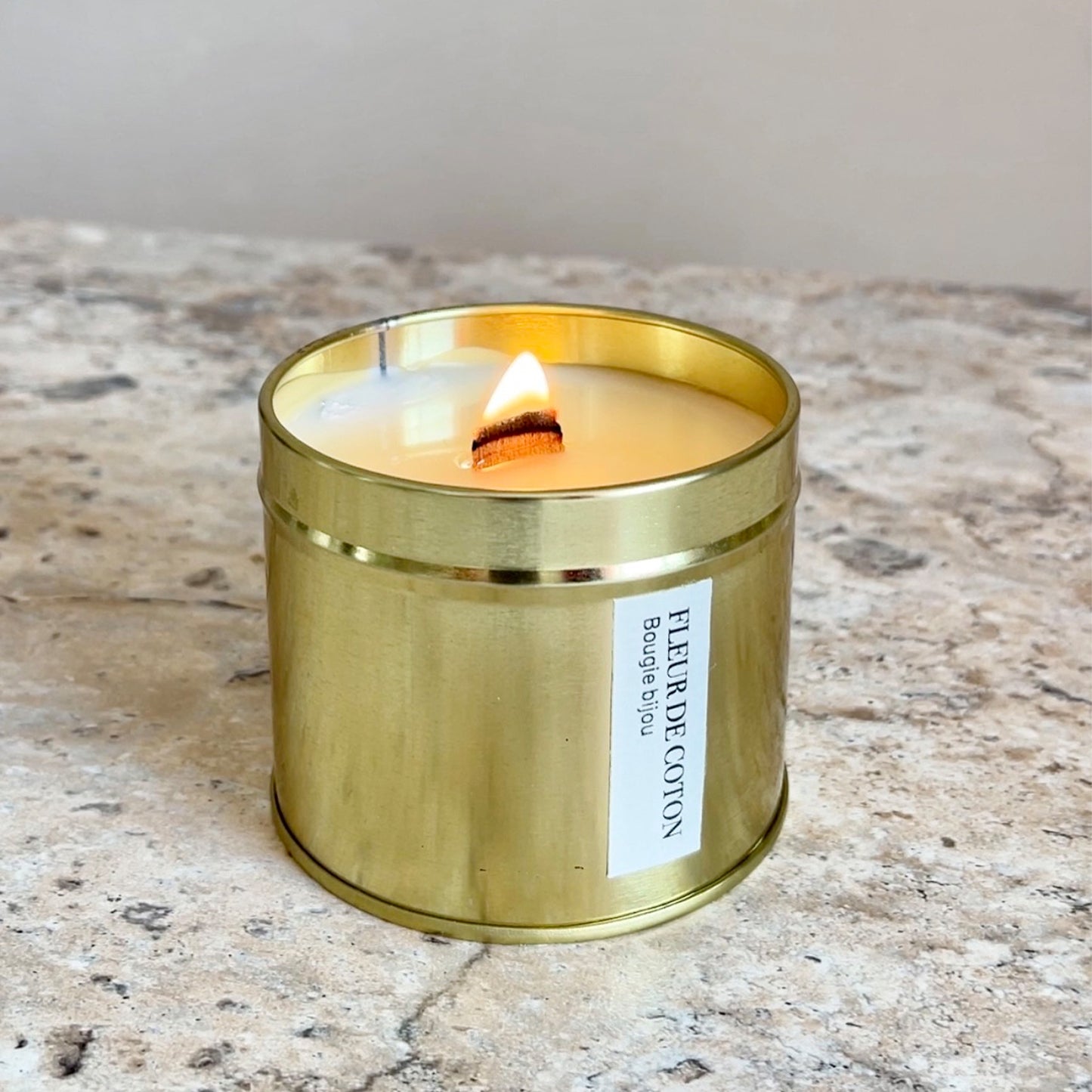 Bougie-Bijou Fleur de coton Édition limitée