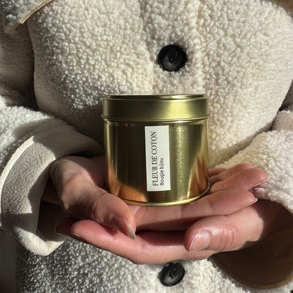 Bougie-Bijou Fleur de coton Édition limitée