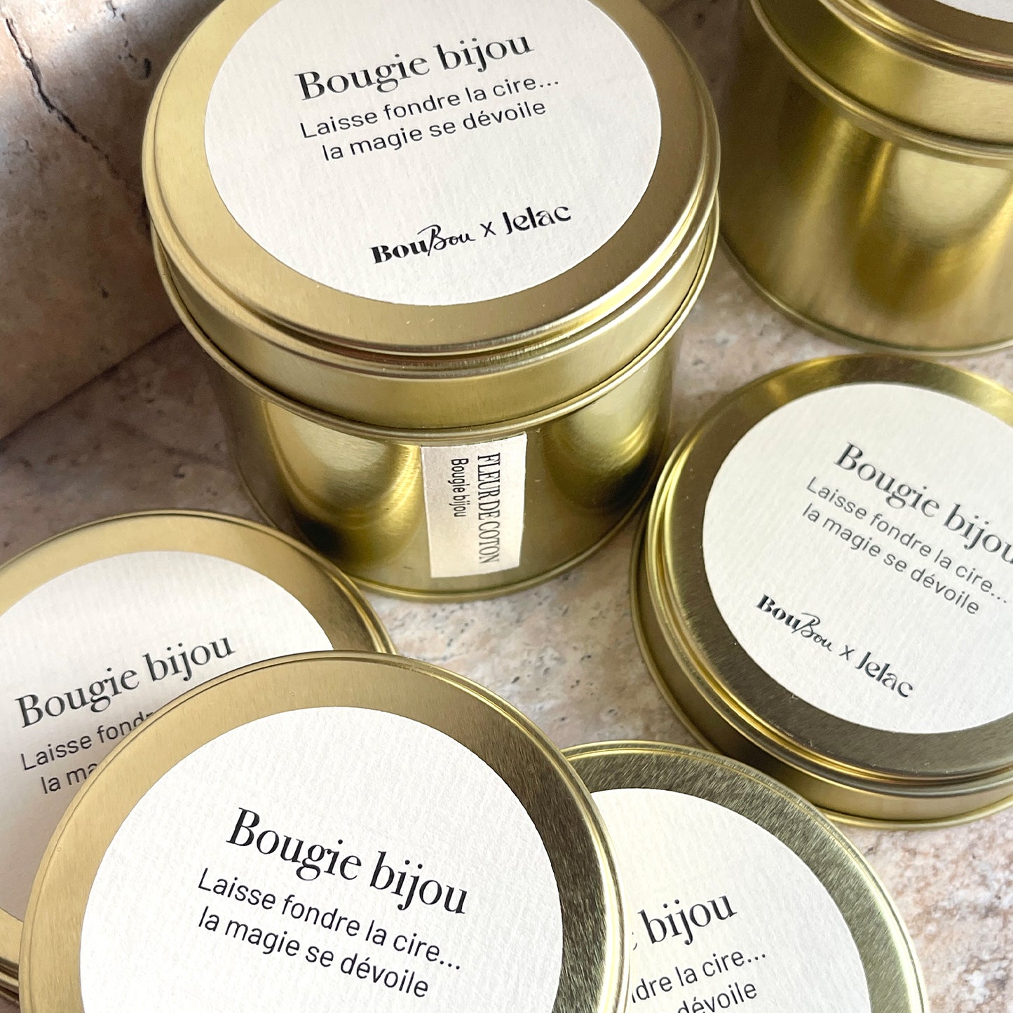 Bougie-Bijou Fleur de coton Édition limitée