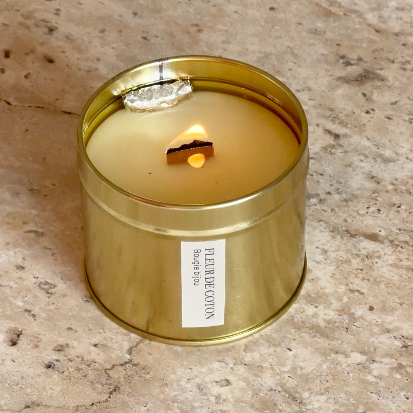 Bougie-Bijou Fleur de coton Édition limitée