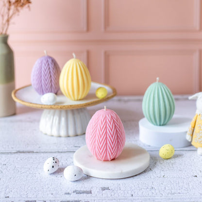 Bougie de Pâques - senteur Madeleine gourmande