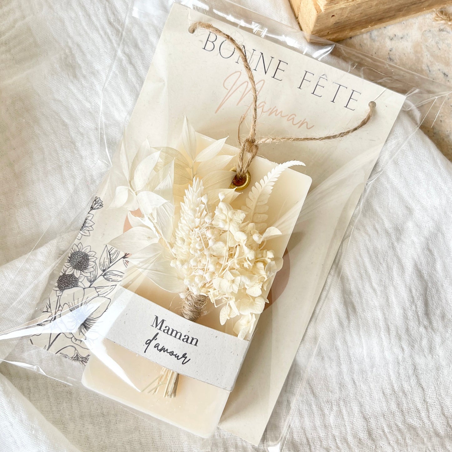 Carte parfumée à message personnalisé