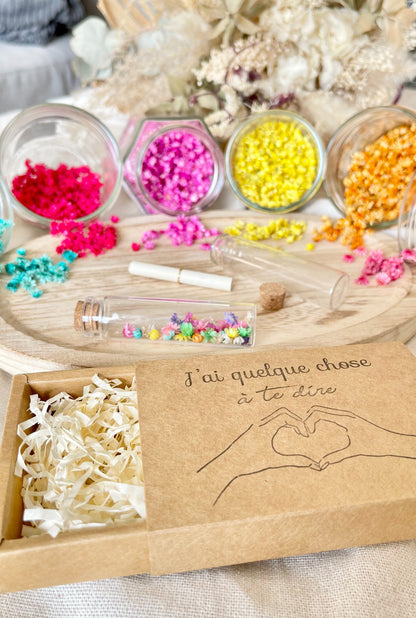 Fiole Messagère – Annonce & Message Personnalisé