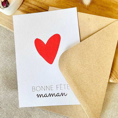 Carte Bonne fête maman
