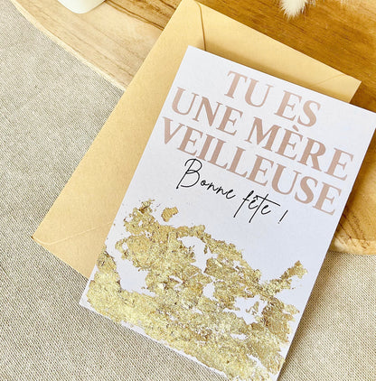 Carte Mère-veilleuse - fête des mères