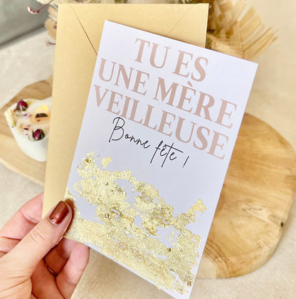 Carte Mère-veilleuse - fête des mères
