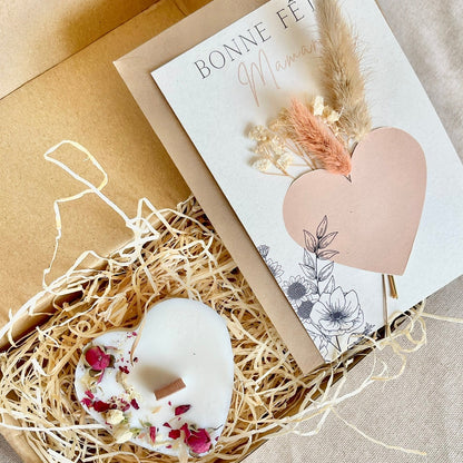 Carte fleurie Bonne fête maman