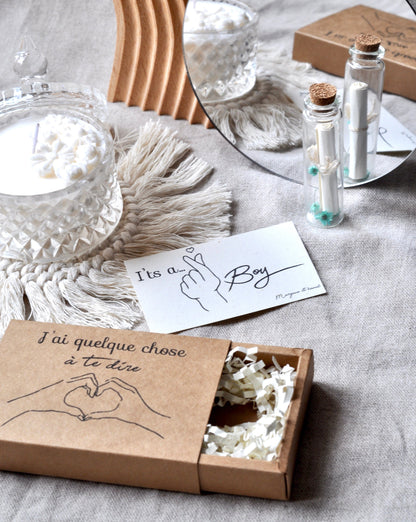 Fiole Messagère – Annonce & Message Personnalisé