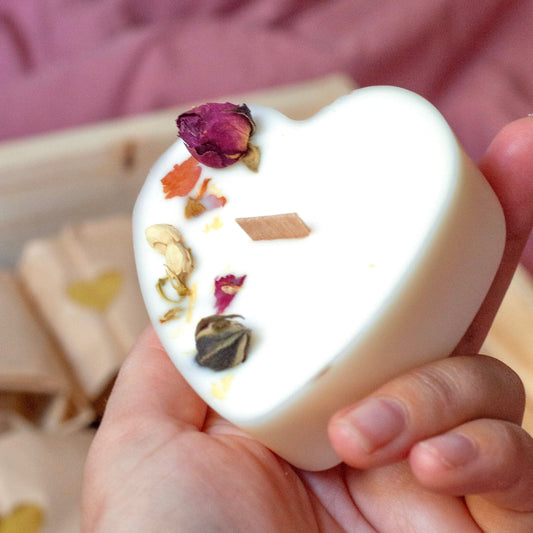 Bougie Cœur - senteur Doux rêves