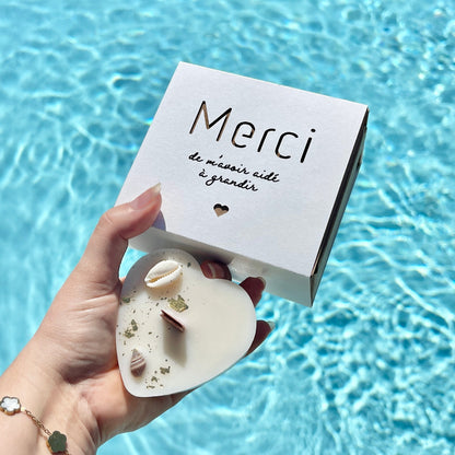 Coffret bougie « merci de m’avoir aidé à grandir »