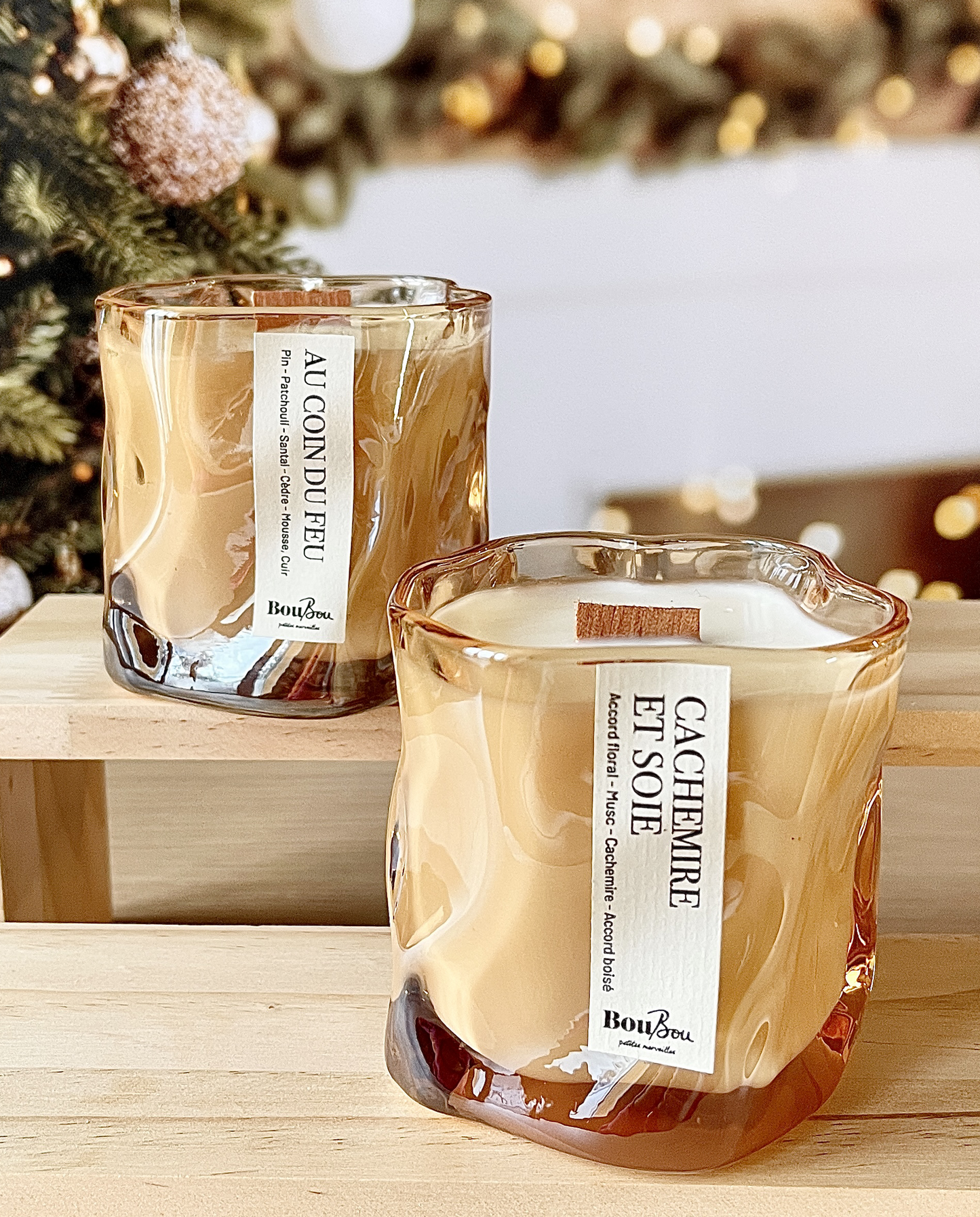 Bougie parfumée "Au coin du feu"