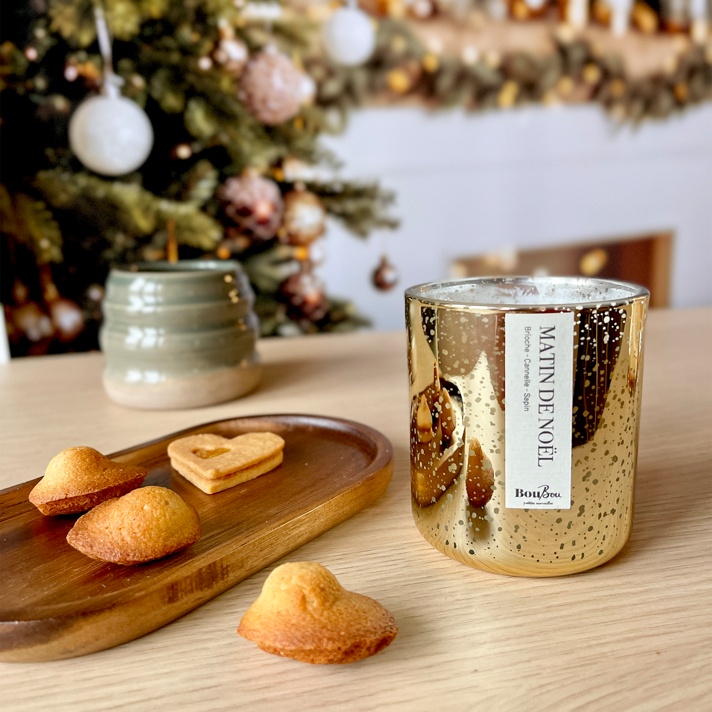 Bougie parfumée "Matin de noël"