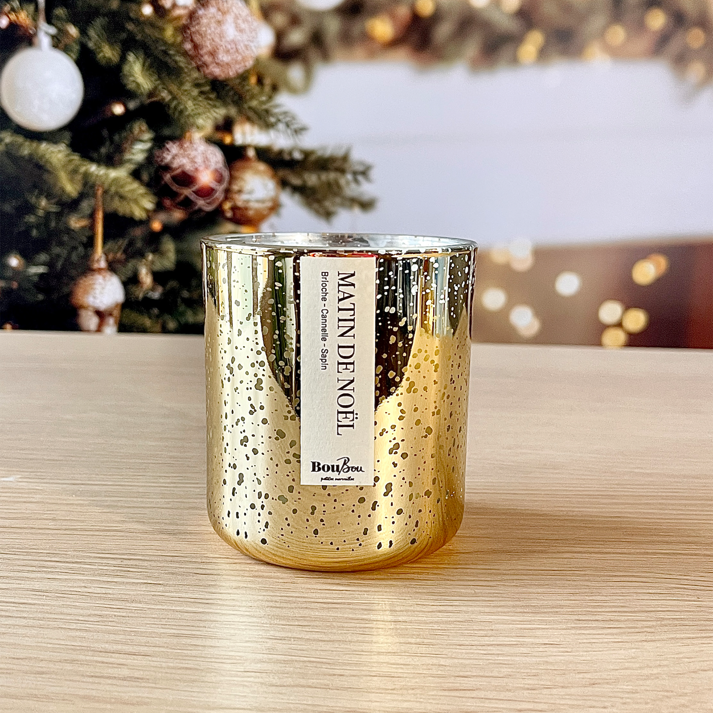 Bougie parfumée "Matin de noël"