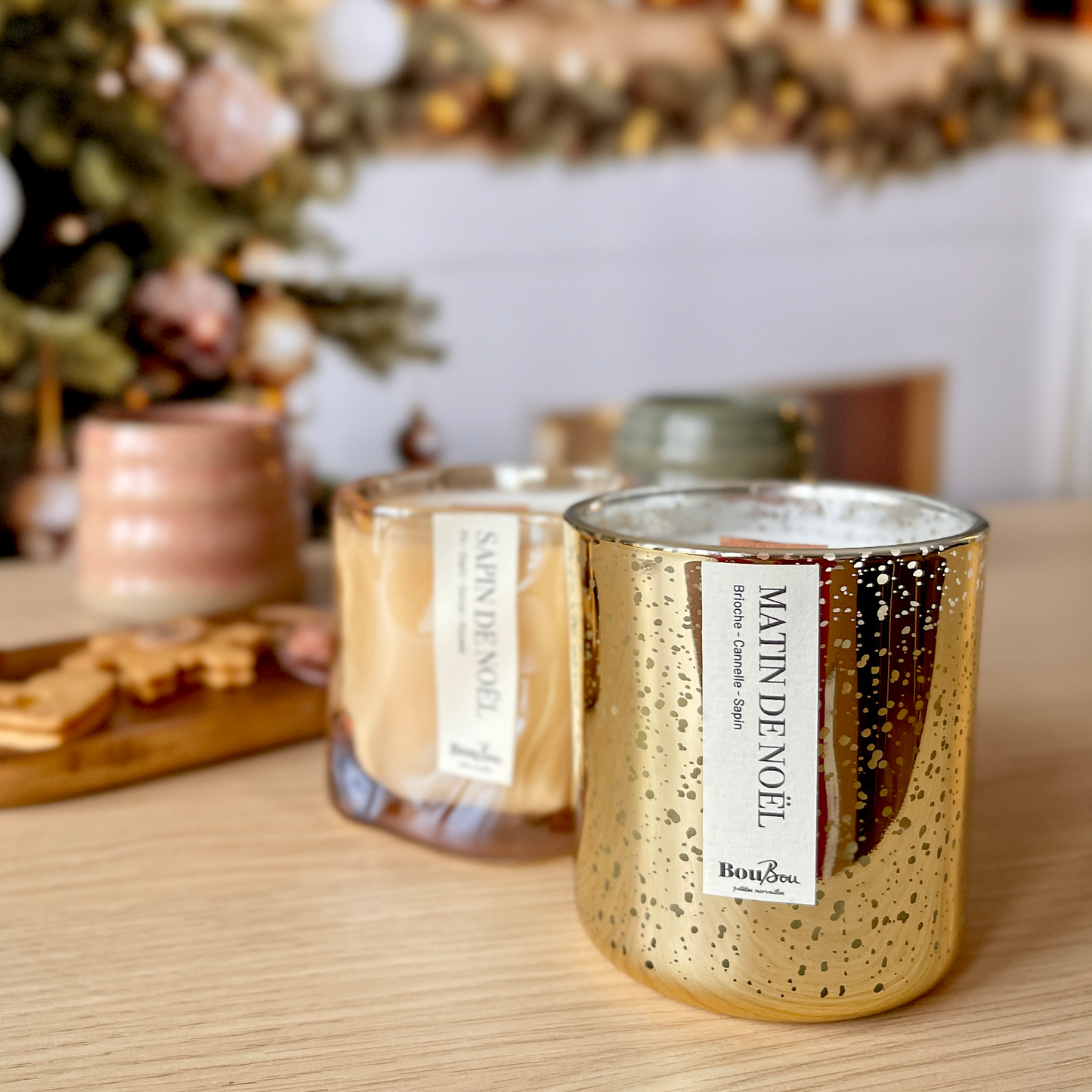 Bougie parfumée "Matin de noël"